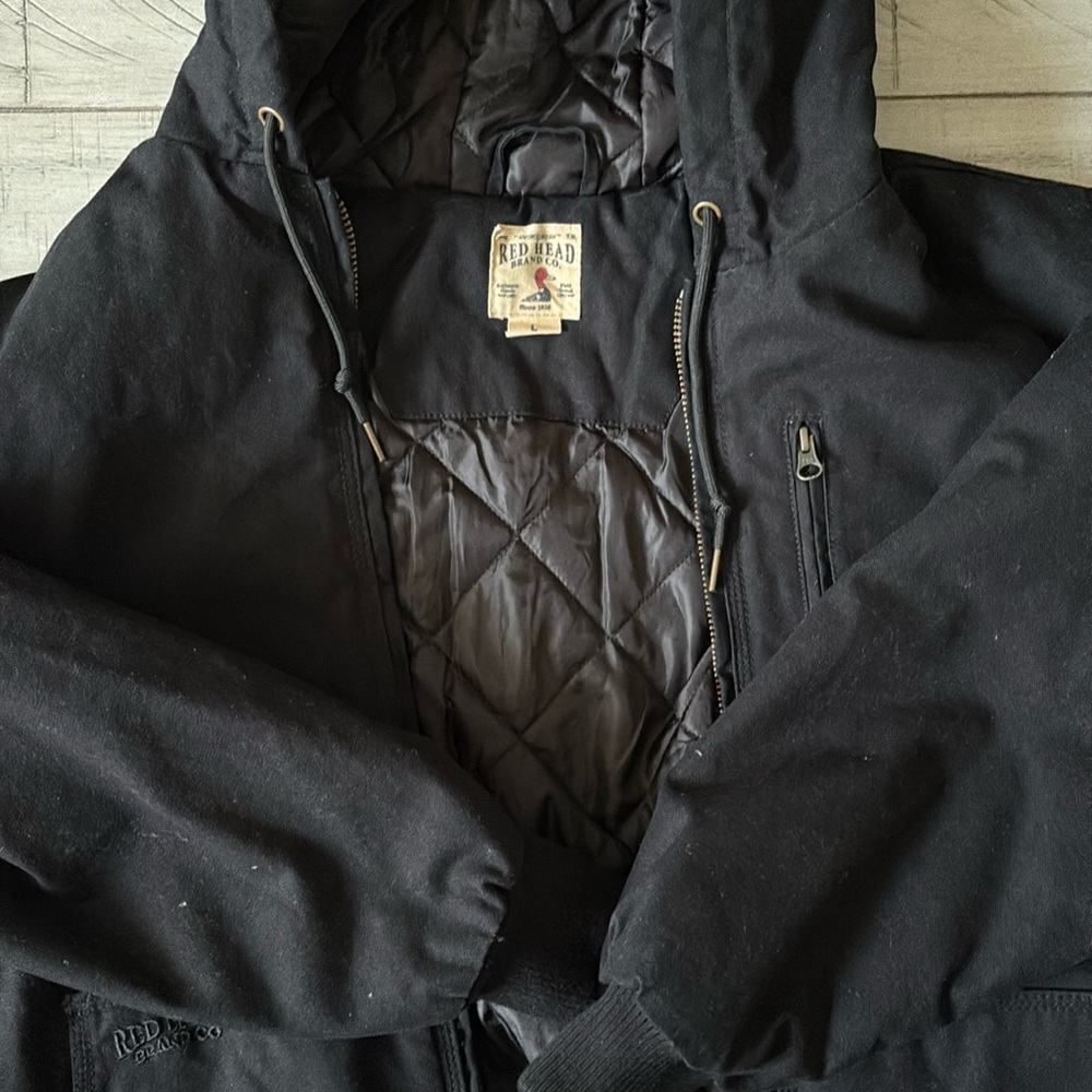 Carhartt Black Performance Jacket with Quilted Lining